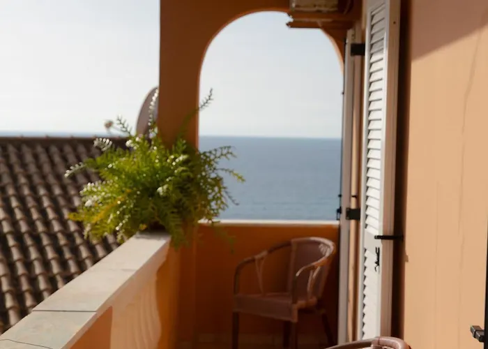 Seafront With Panoramic Rooftop Terrace Apartment Paramonas (Corfu)