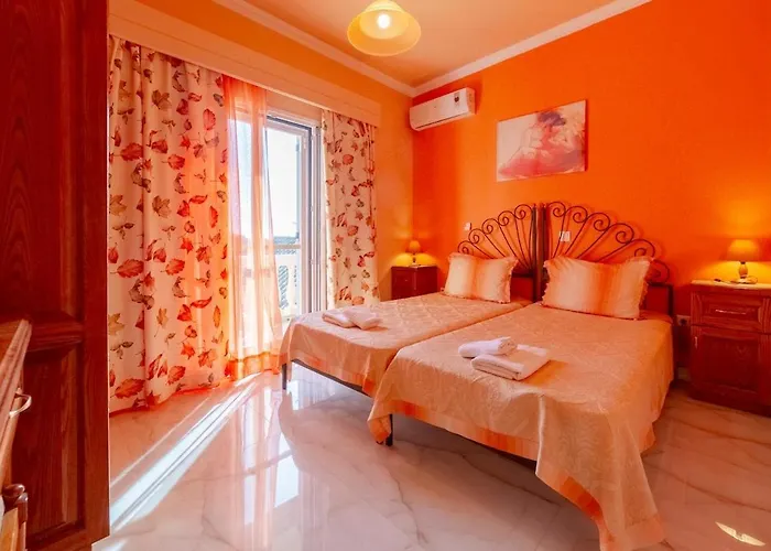 Seafront With Panoramic Rooftop Terrace Paramonas (Corfu)